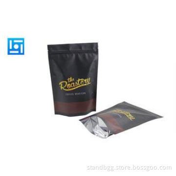Flat Bottom Zipper Stand Up Barrier Pouches Packaging Matte